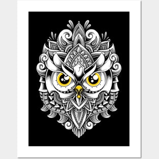 Ornate Owl Posters and Art